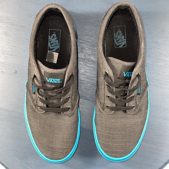 Vans Atwood Sneaker Grey & Blue Size 7Y, 8.5 Women - Picture 7 of 8